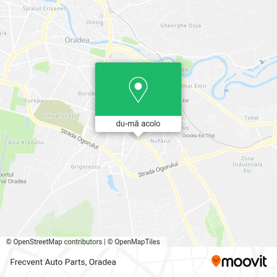 Hartă Frecvent Auto Parts