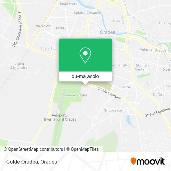 Hartă Golde Oradea