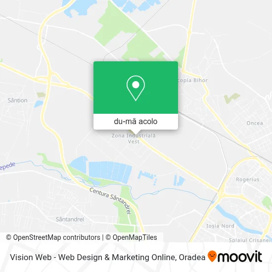 Hartă Vision Web - Web Design & Marketing Online