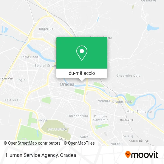Hartă Human Service Agency