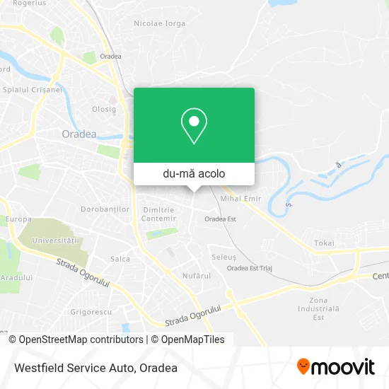 Hartă Westfield Service Auto