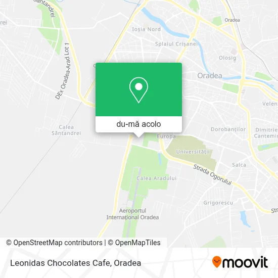 Hartă Leonidas Chocolates Cafe