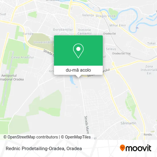 Hartă Rednic Prodetailing-Oradea