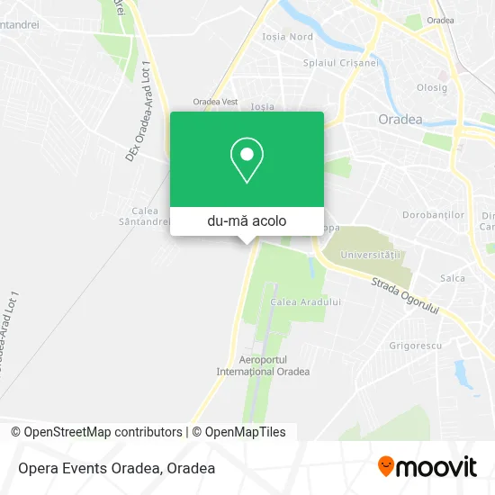 Hartă Opera Events Oradea