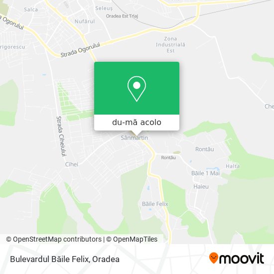 Hartă Bulevardul Băile Felix