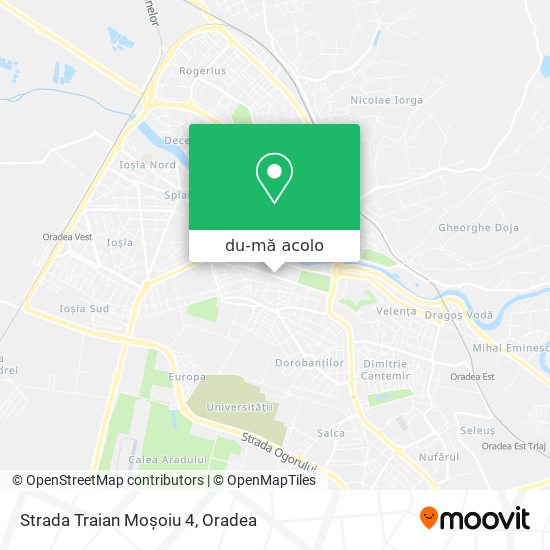 Hartă Strada Traian Moşoiu 4