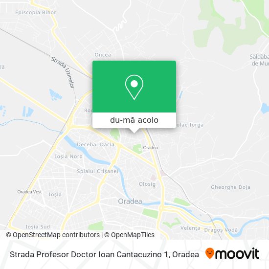 Hartă Strada Profesor Doctor Ioan Cantacuzino 1