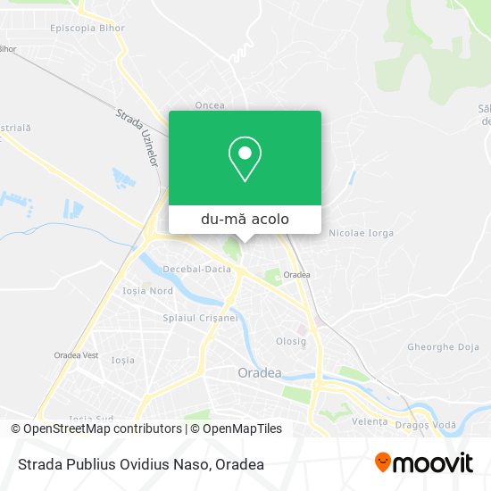 Hartă Strada Publius Ovidius Naso