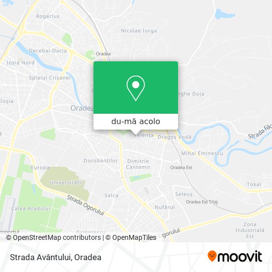 Hartă Strada Avântului