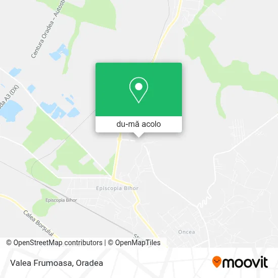 Hartă Valea Frumoasa