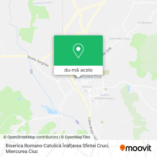 Hartă Biserica Romano-Catolică Înălțarea Sfintei Cruci