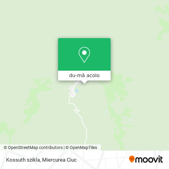 Hartă Kossuth szikla
