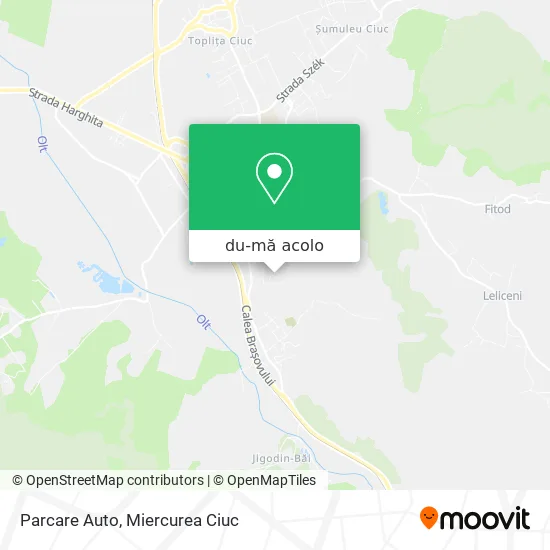 Hartă Parcare Auto