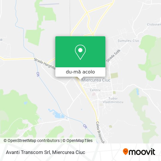 Hartă Avanti Transcom Srl