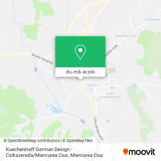 Hartă Kuechentreff German Design - Csíkszereda / Miercurea Ciuc