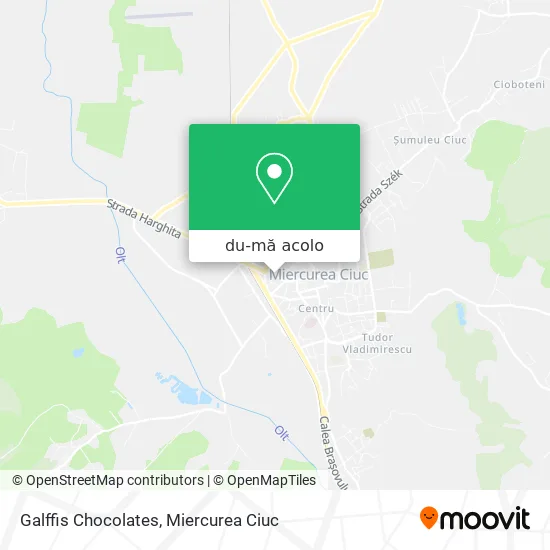 Hartă Galffis Chocolates