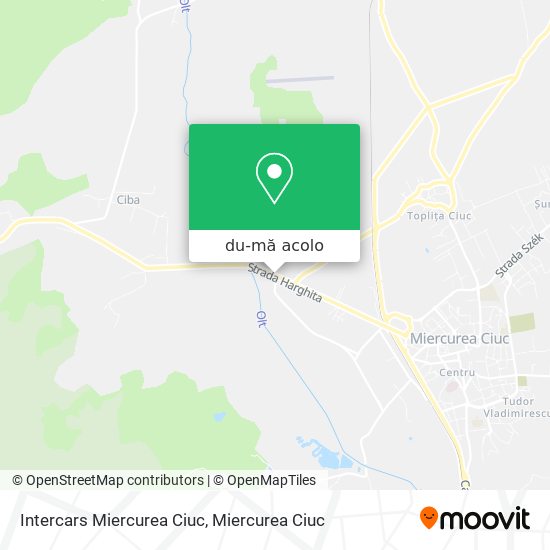 Hartă Intercars Miercurea Ciuc