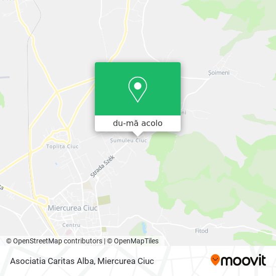 Hartă Asociatia Caritas Alba