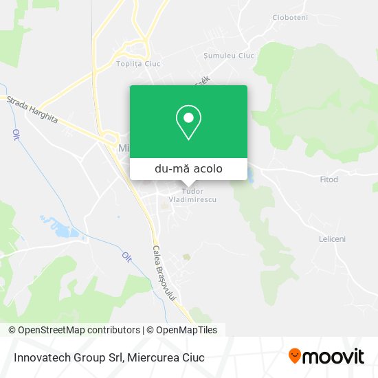 Hartă Innovatech Group Srl