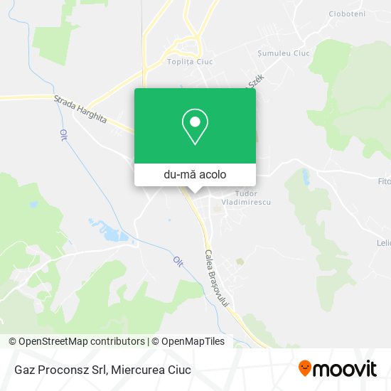 Hartă Gaz Proconsz Srl