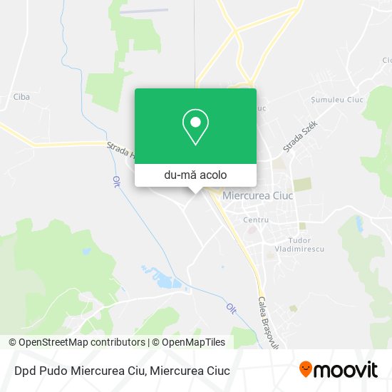 Hartă Dpd Pudo Miercurea Ciu