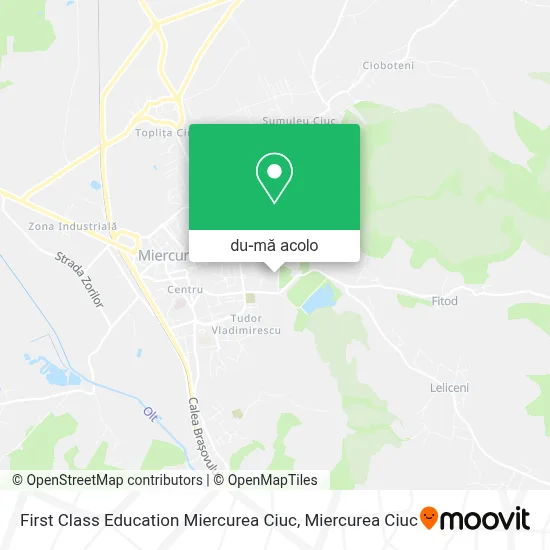 Hartă First Class Education Miercurea Ciuc