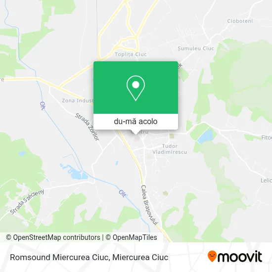 Hartă Romsound Miercurea Ciuc