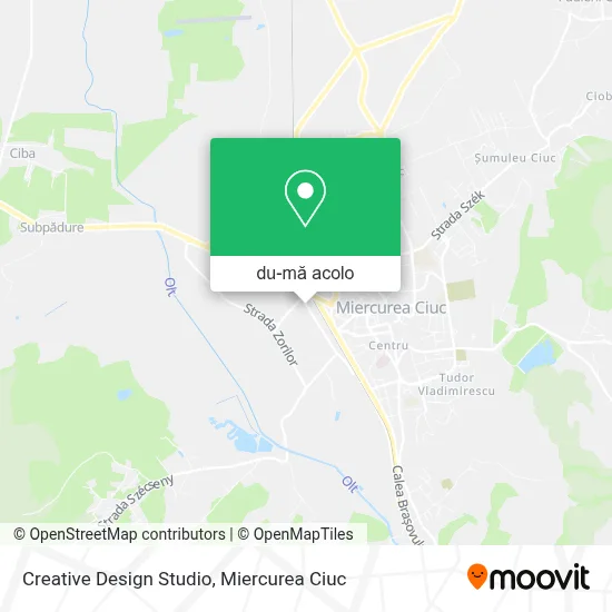 Hartă Creative Design Studio