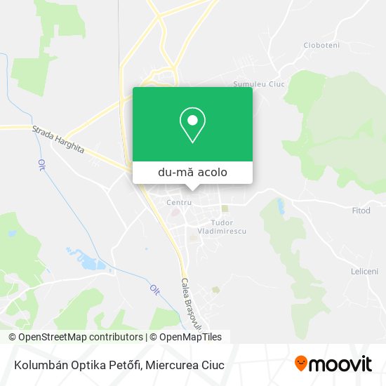 Hartă Kolumbán Optika Petőfi