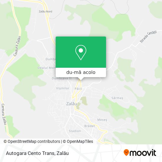 Hartă Autogara Cento Trans