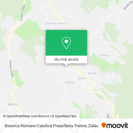 Hartă Biserica Romano-Catolică Preasfânta Treime