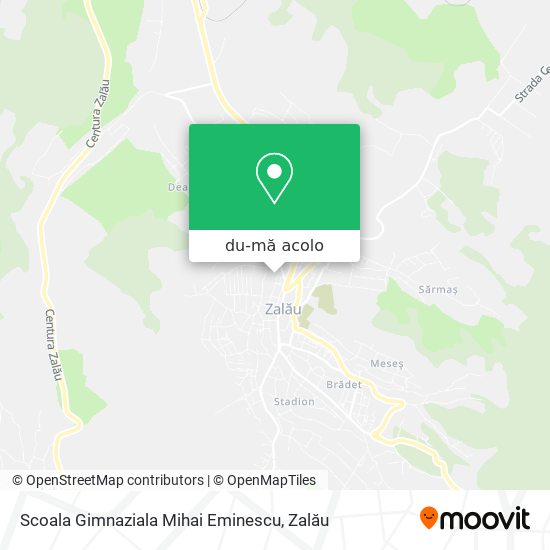 Hartă Scoala Gimnaziala Mihai Eminescu