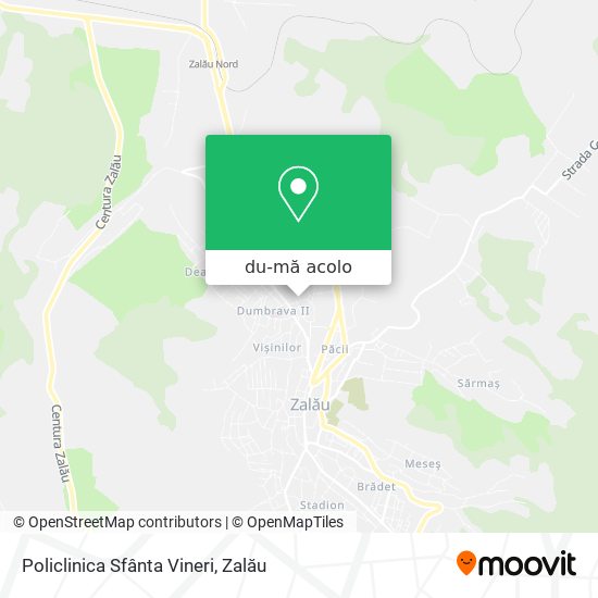 Hartă Policlinica Sfânta Vineri