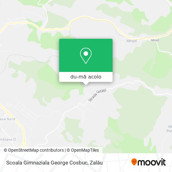 Hartă Scoala Gimnaziala George Cosbuc