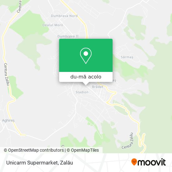 Hartă Unicarm Supermarket