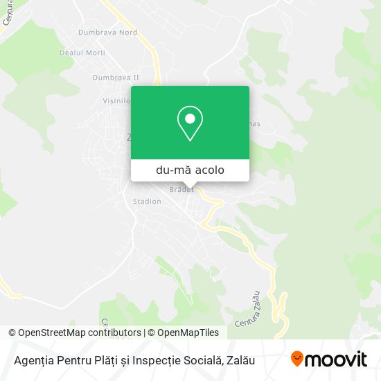 Hartă Agenția Pentru Plăți și Inspecție Socială