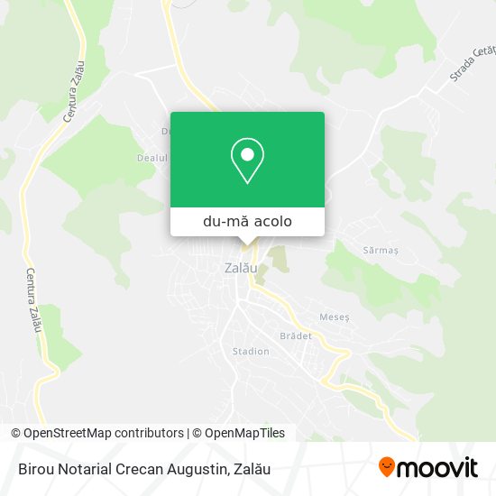 Hartă Birou Notarial Crecan Augustin