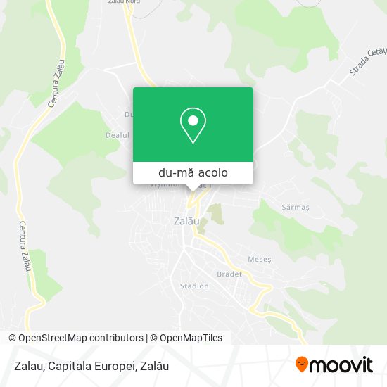 Hartă Zalau, Capitala Europei