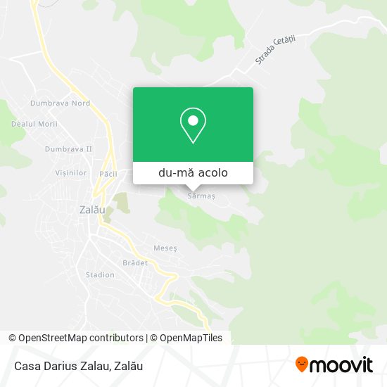 Hartă Casa Darius Zalau