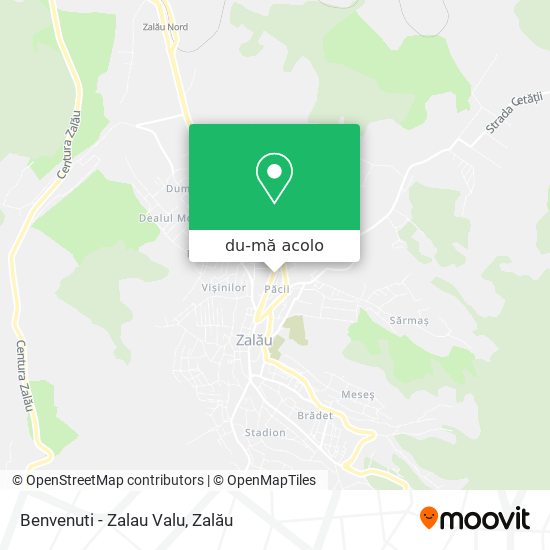 Hartă Benvenuti - Zalau Valu