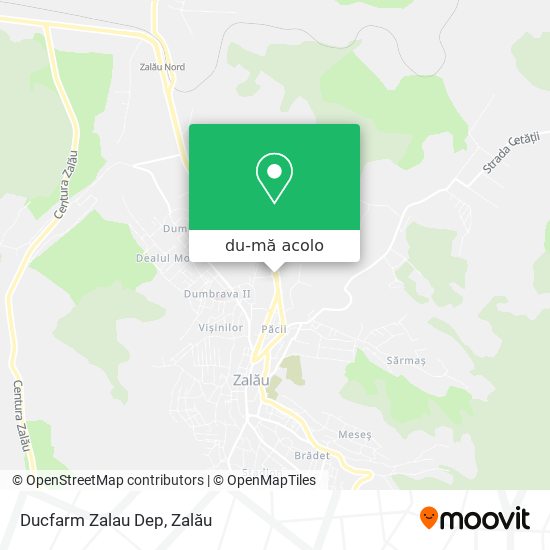 Hartă Ducfarm Zalau Dep