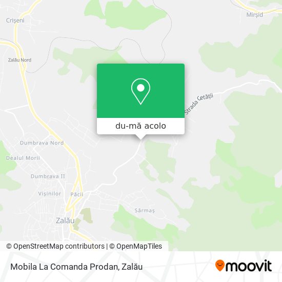 Hartă Mobila La Comanda Prodan