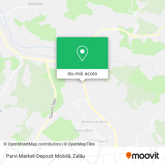 Hartă Parvi Market-Depozit Mobilă