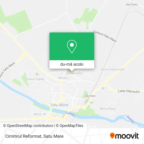 Hartă Cimitirul Reformat