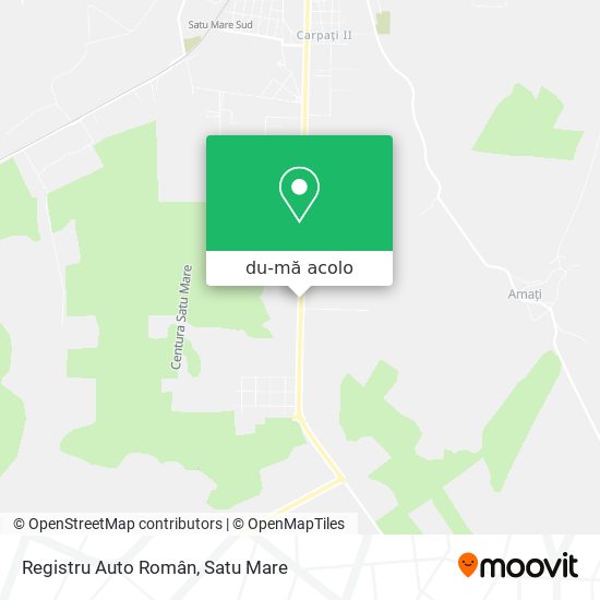 Hartă Registru Auto Român