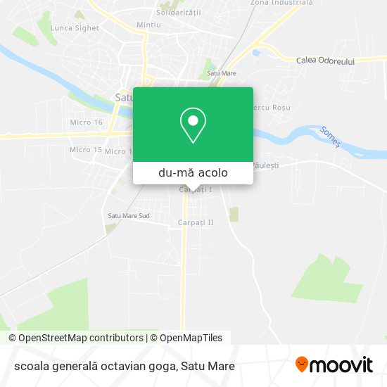 Hartă scoala generală octavian goga