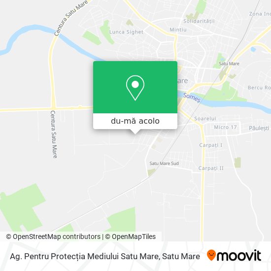 Hartă Ag. Pentru Protecția Mediului Satu Mare