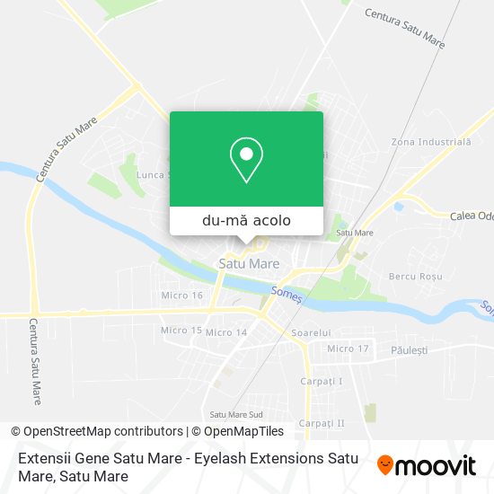 Hartă Extensii Gene Satu Mare - Eyelash Extensions Satu Mare