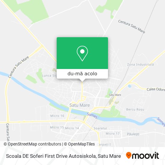 Hartă Scoala DE Soferi First Drive Autosiskola