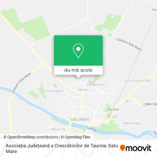 Hartă Asociația Județeană a Crescătorilor de Taurine